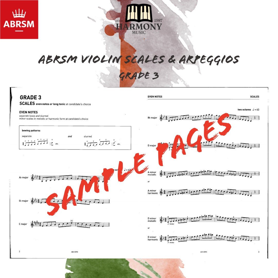 ABRSM | Violin Scales & Arpeggios from 2012 - Image 4