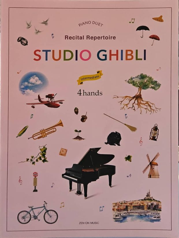 STUDIO GHIBLI RECITAL REPERTOIRE FOR PIANO DUET INTERMEDIATE