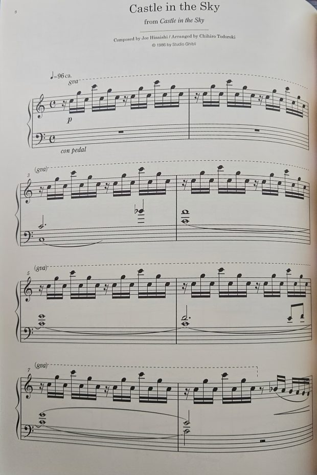 STUDIO GHIBLI RECITAL REPERTOIRE FOR PIANO SOLO INTERMEDIATE VOL. 2 - Image 3