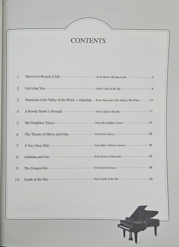 STUDIO GHIBLI RECITAL REPERTOIRE FOR PIANO SOLO ADVANCED VOL. 1 - Image 2