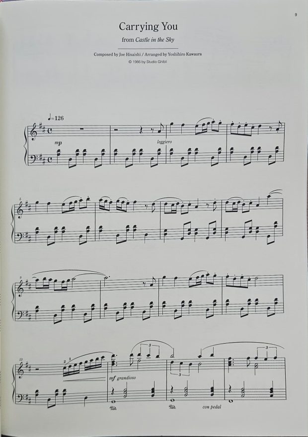 STUDIO GHIBLI RECITAL REPERTOIRE FOR PIANO SOLO ADVANCED VOL. 1 - Image 3