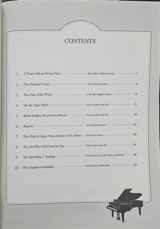 STUDIO GHIBLI RECITAL REPERTOIRE FOR PIANO SOLO ADVANCED VOL. 2 - Image 2