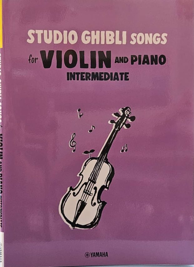 STUDIO GHIBLI SONGS FOR INTERMEDIATE VIOLIN AND PIANO