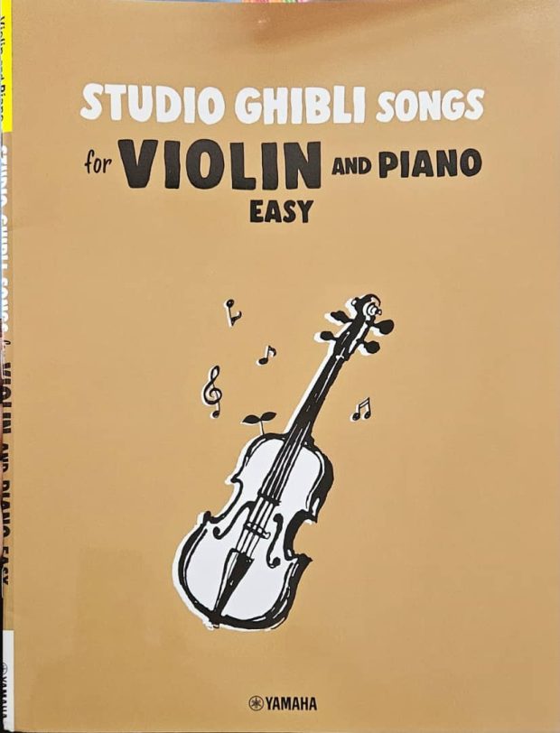 STUDIO GHIBLI SONGS FOR EASY VIOLIN AND PIANO