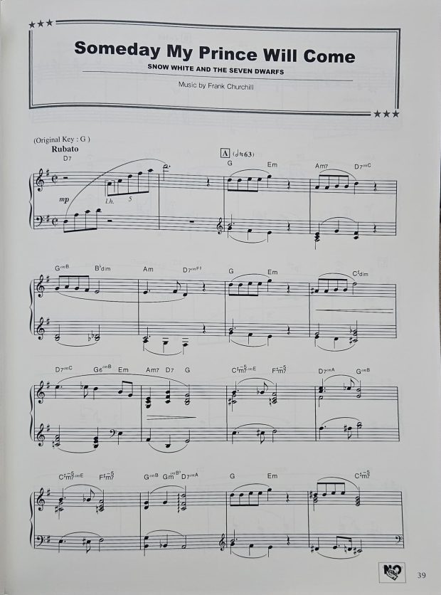DISNEY BEST HITS PIANO SOLO INTERMEDIATE LEVEL - Image 3
