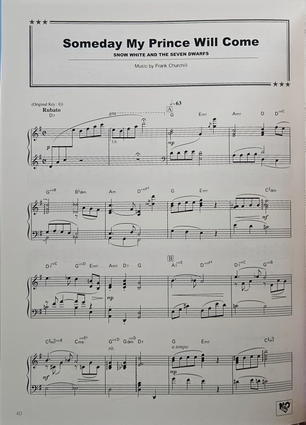DISNEY BEST HITS PIANO SOLO ADVANCED LEVEL - Image 3